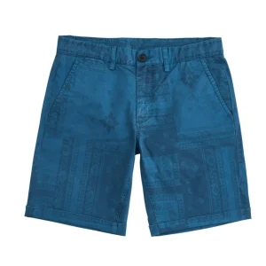 BERMUDA UOMO IN FANTASIA  BLU PROFONDO - FOLD PRINT B31102 83