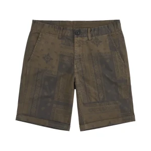 BERMUDA UOMO IN FANTASIA  MUD - FOLD PRINT B31102 52