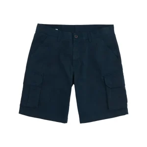 BERMUDA UOMO IN COTONE NAVY BLUE - MILITARY SOLID B31105 07