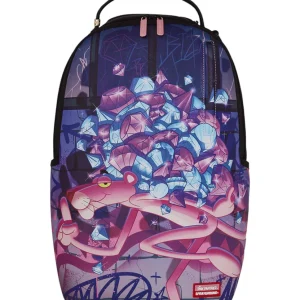 Sprayground Zaino Big Backpack Scuola City Viaggio Shark pink panther diamond
