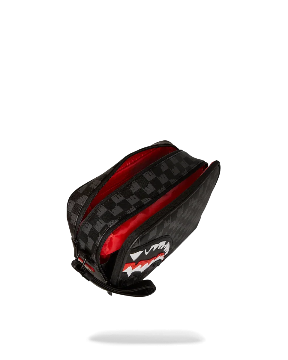 Sprayground Beauty Case Pochette Uomo Donna toiletry bag Shark b7968 - immagine 4