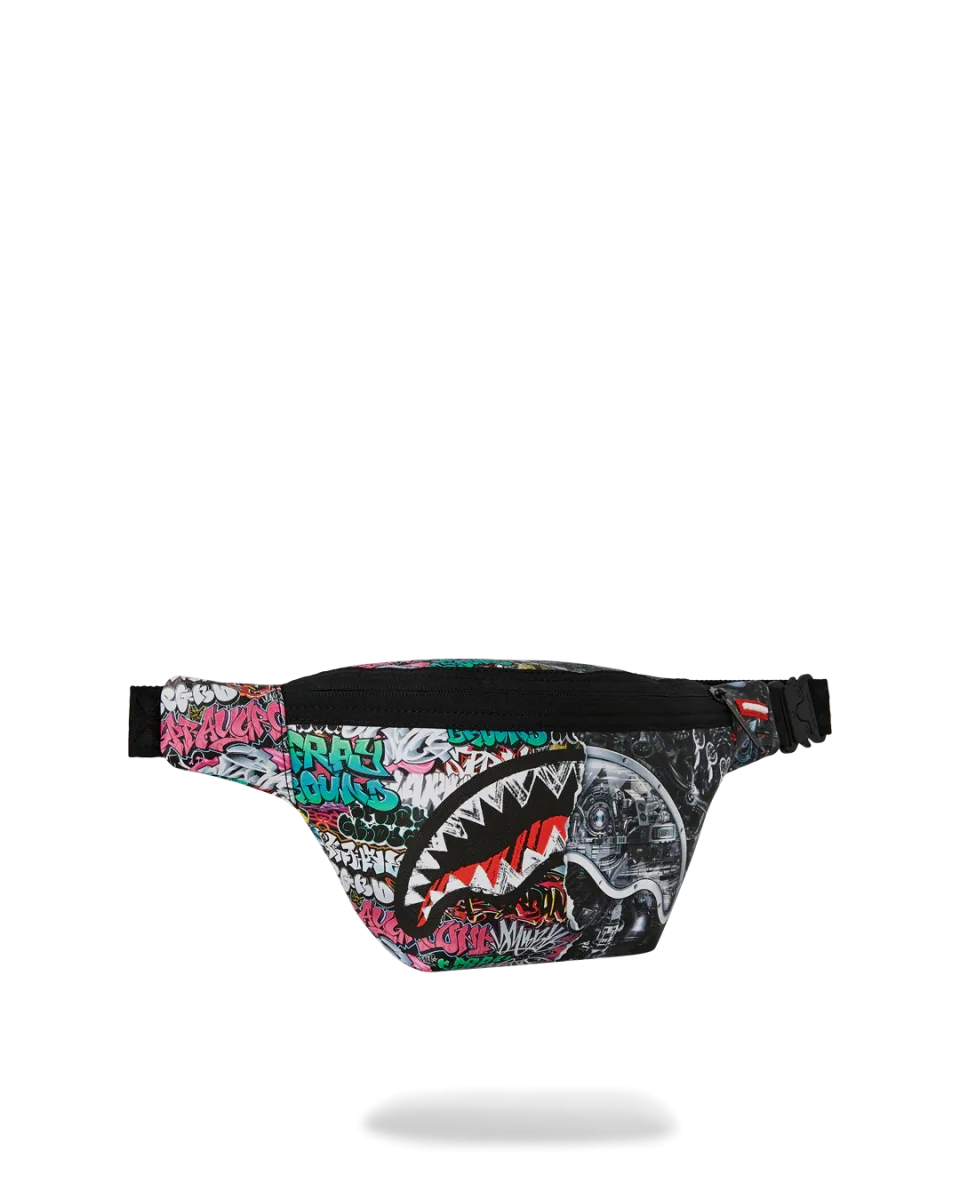 Sprayground Marsupio CYBERSHARK Crossbody Uomo Donna B8050 - immagine 3