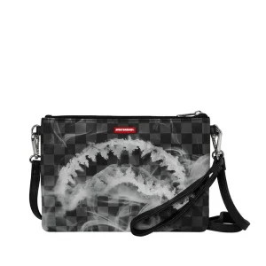 Sprayground Borsa pochette Crossbody Bag clutch pochette polsiera smoke
