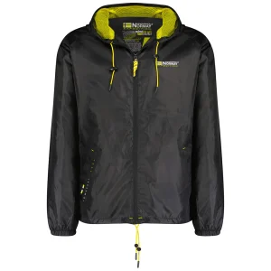 Geographical Norway Giacchetto Windbreaker Boat Impermeabile Nero Uomo