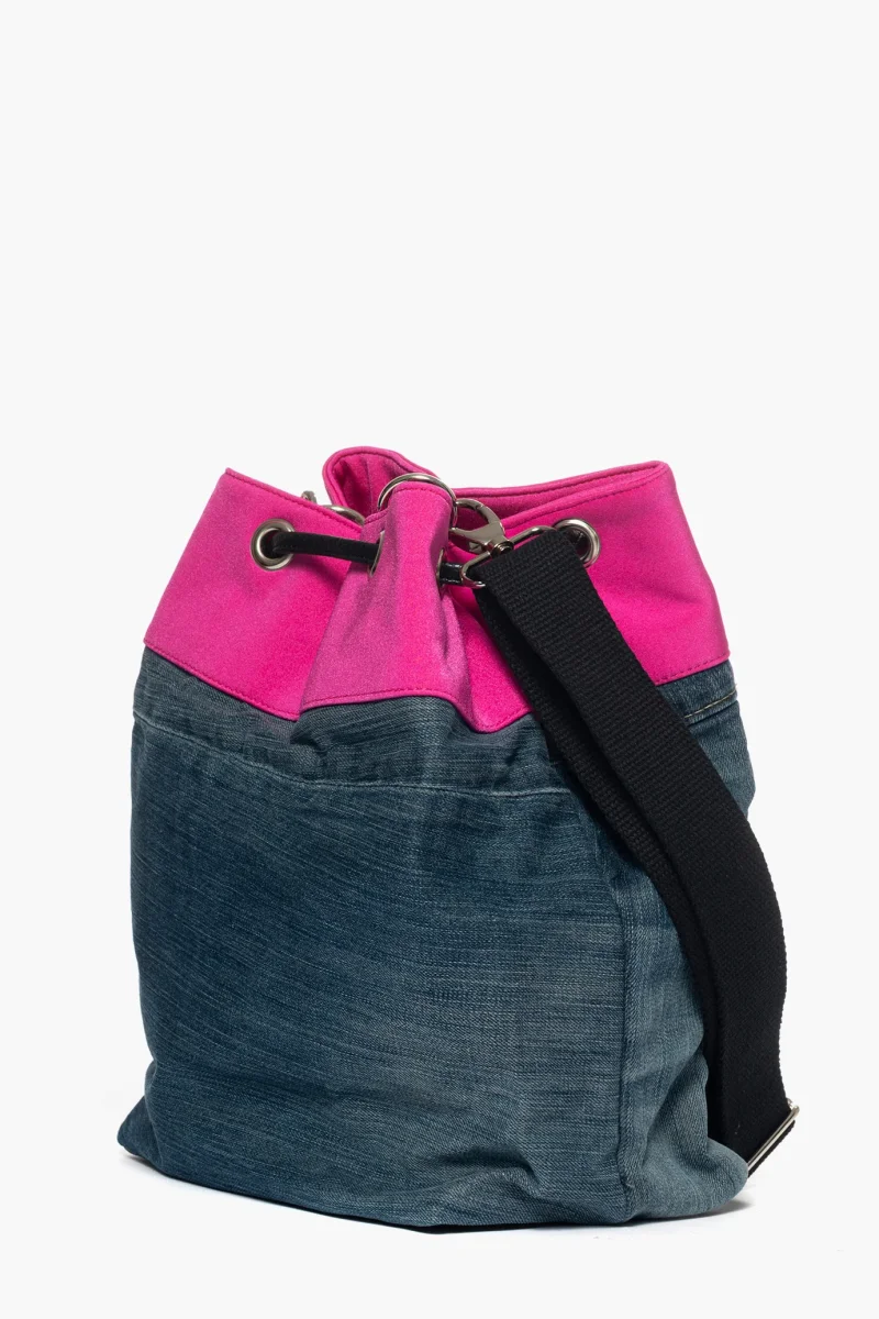 Secchiello in jeans e fucsia Style - immagine 4