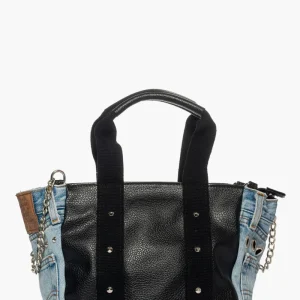 Borsa Flora Jeans e nero