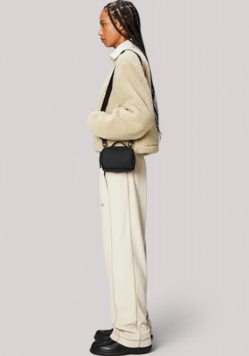 BORSA UNISEX BOX BAG MICRO BLACK - immagine 4