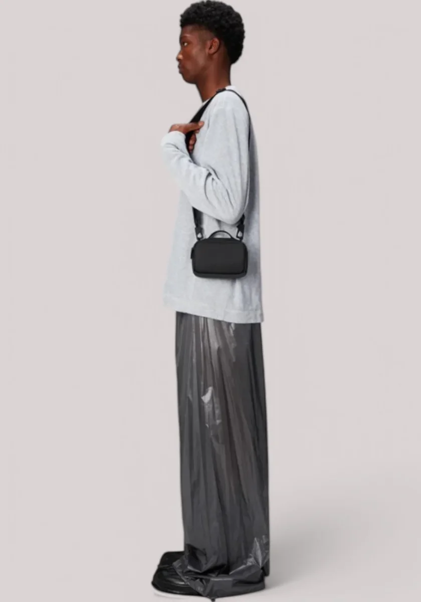 BORSA UNISEX BOX BAG MICRO BLACK - immagine 5