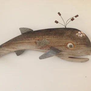 BALENA - scultura in legno riciclato