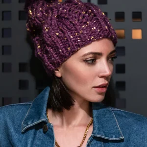Beanie NORDIC Purple