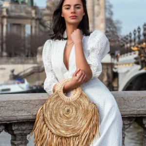 Borsa a mano ADELE Raffia