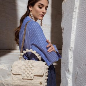 Borsa a mano ANNABELLE Ecru