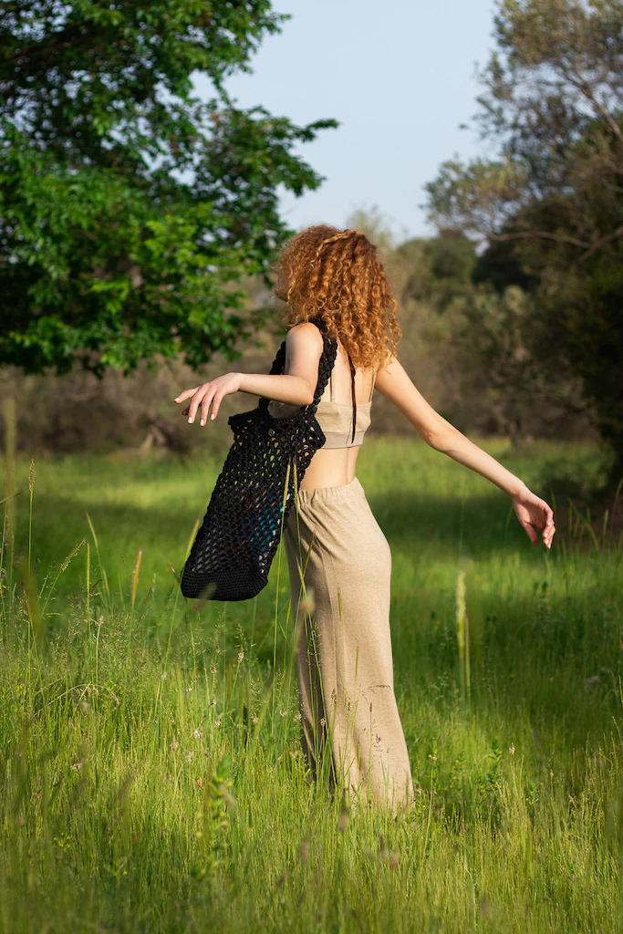 Borsa a rete PLANET nera - immagine 3