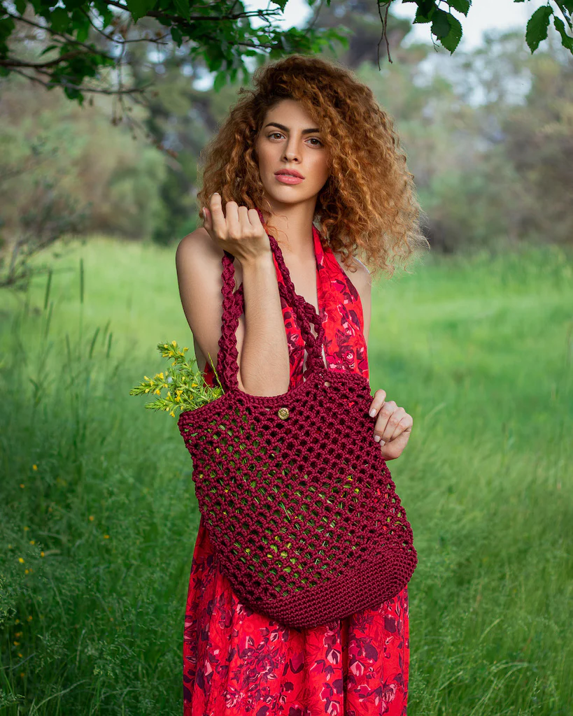 Borsa a rete PLANET rossa - immagine 4