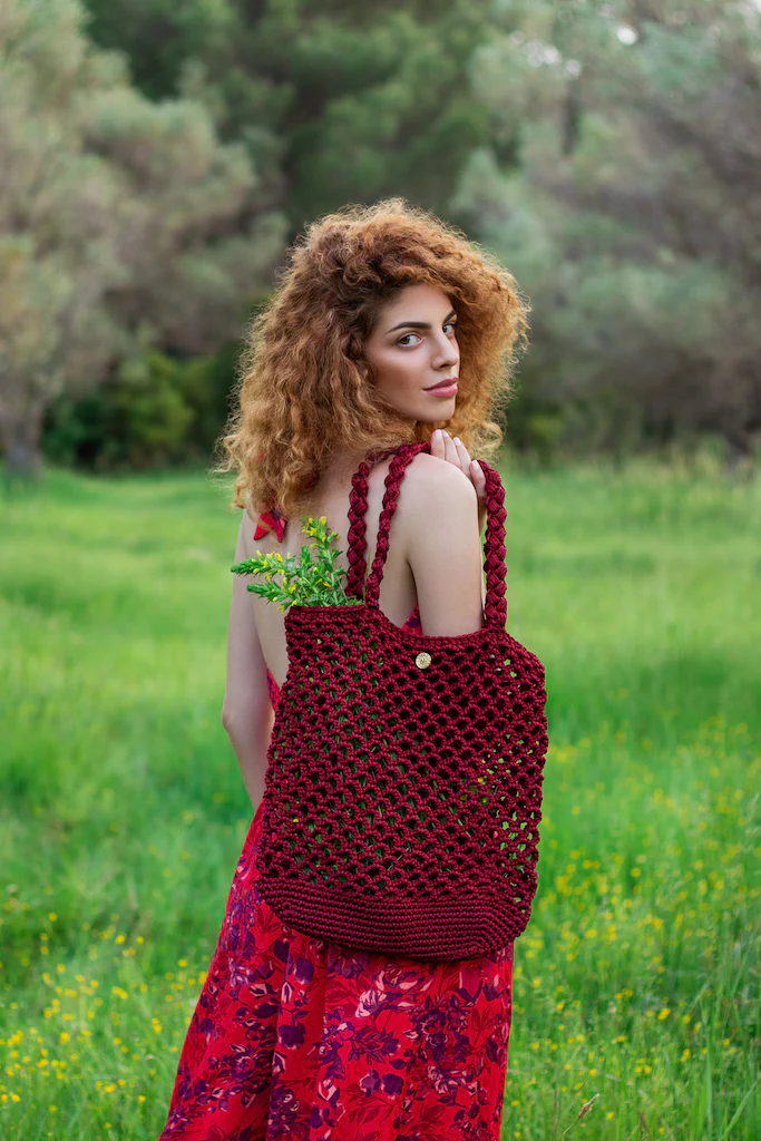 Borsa a rete PLANET rossa - immagine 3