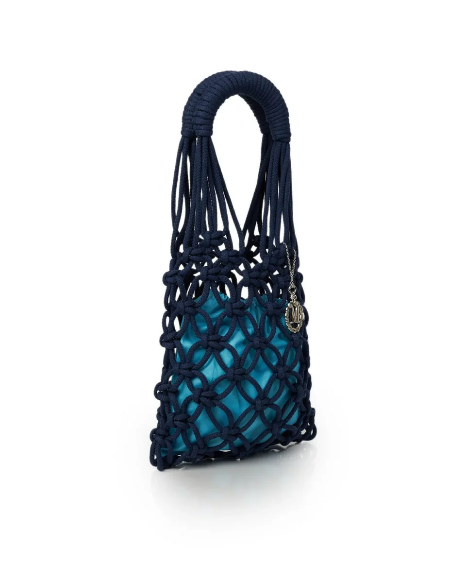 Borsa a rete blu ROME - immagine 3