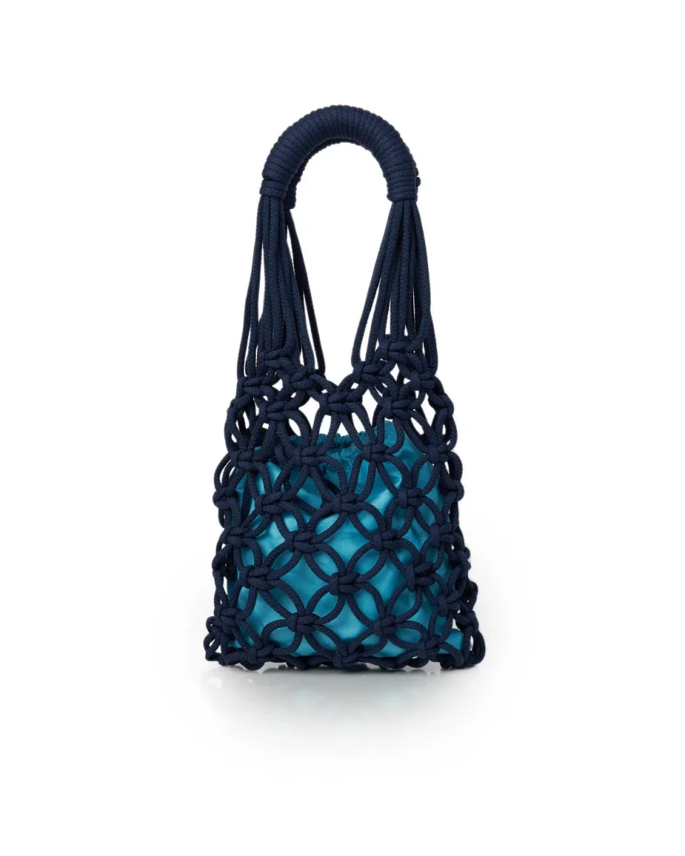 Borsa a rete blu ROME - immagine 4