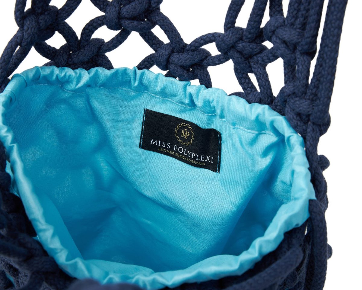 Borsa a rete blu ROME - immagine 5