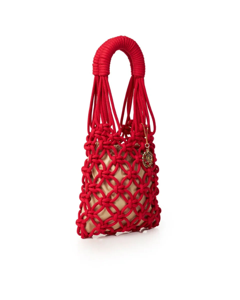 Borsa a rete rossa ROME - immagine 3