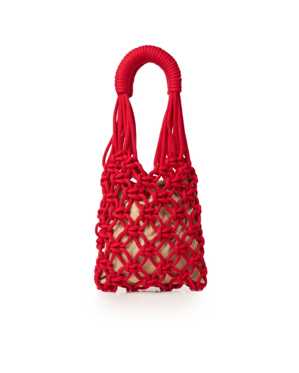 Borsa a rete rossa ROME - immagine 4