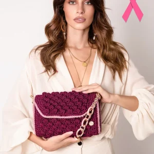Borsa a spalla ALMA Crismon-Pink