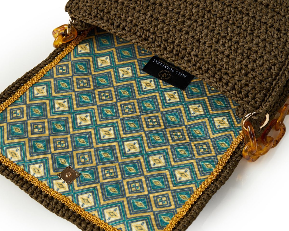 Borsa a spalla BARCELONA bicolore - immagine 4