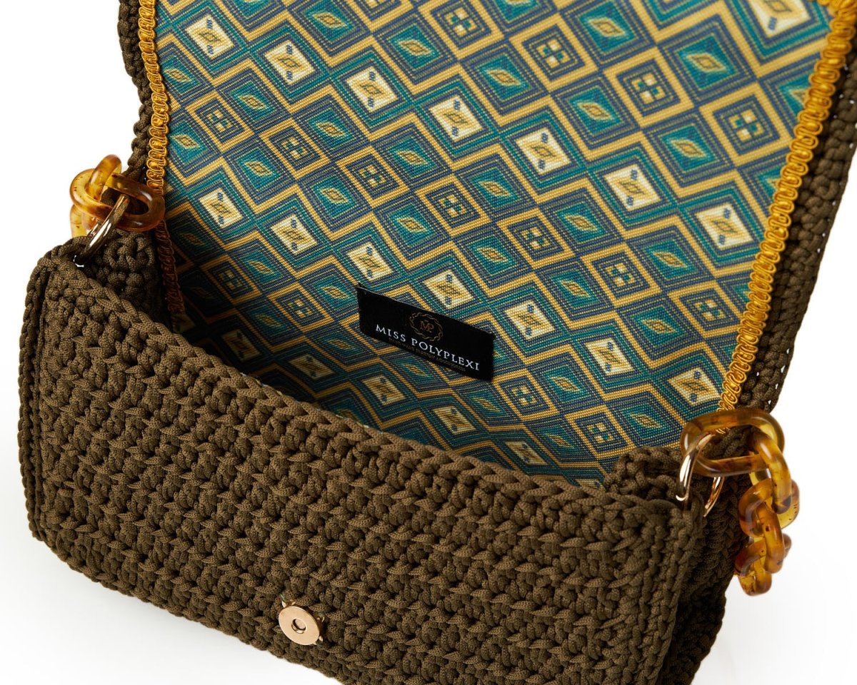 Borsa a spalla BARCELONA bicolore - immagine 5