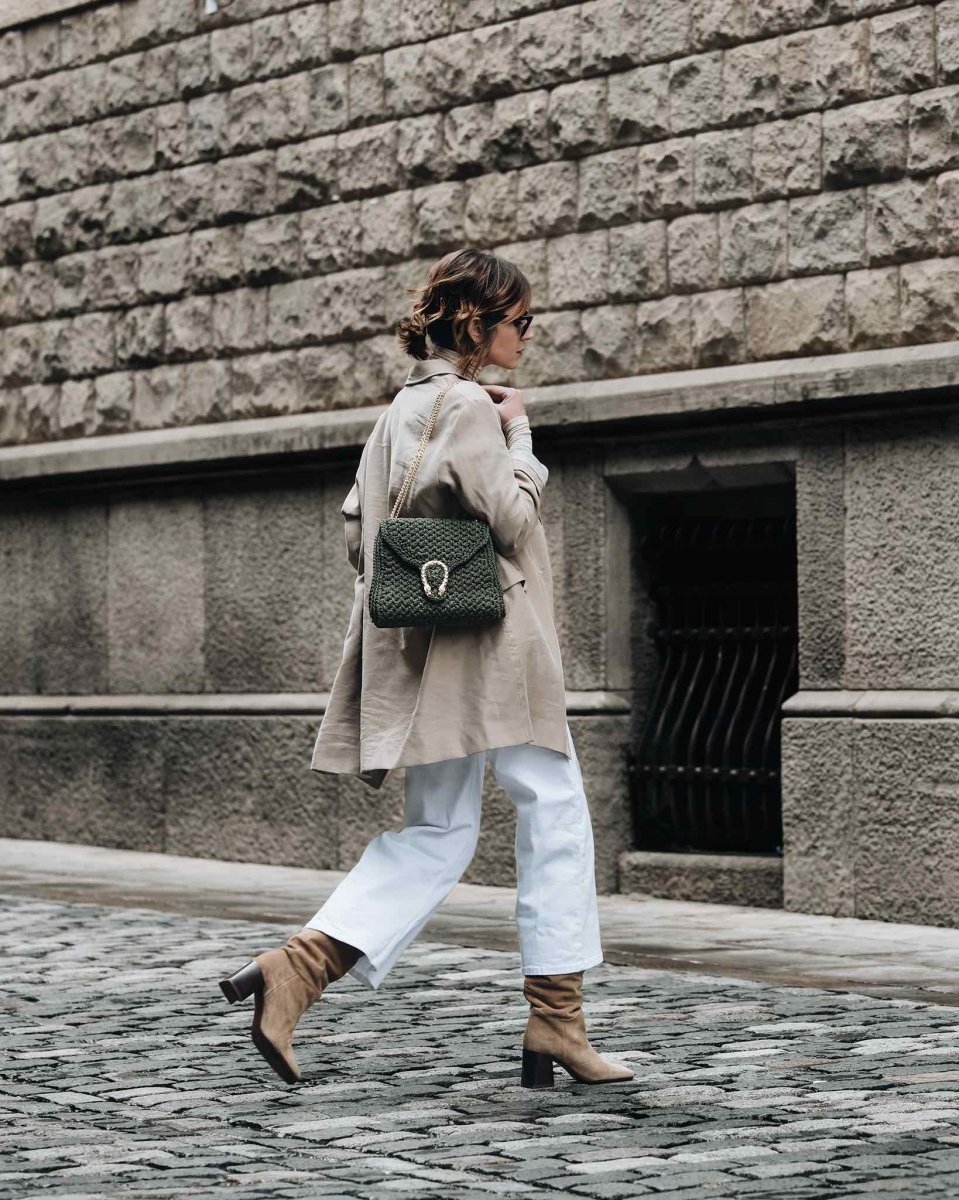 Borsa a spalla DIANA Olive Green - immagine 5