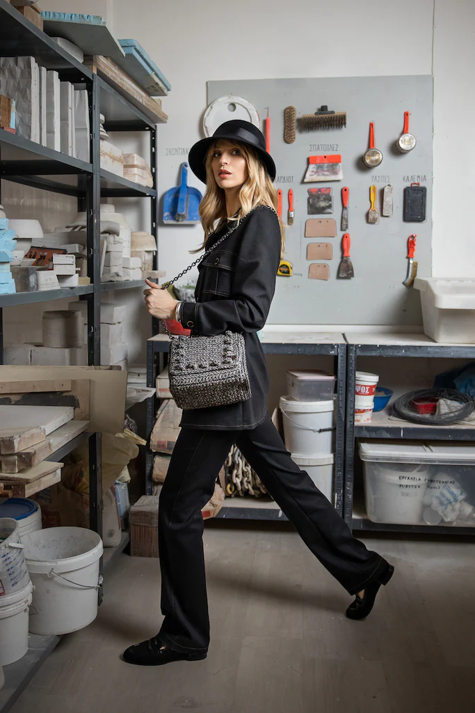 Borsa a spalla EPHEBE Grey - immagine 5