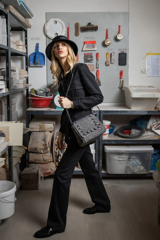 Borsa a spalla EPHEBE Grey - immagine 6