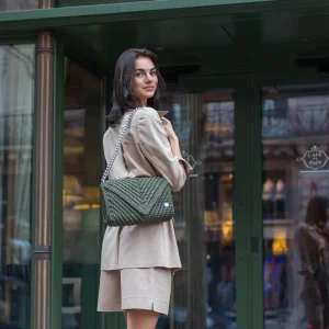 Borsa a spalla JOSEPHINE Olive Green
