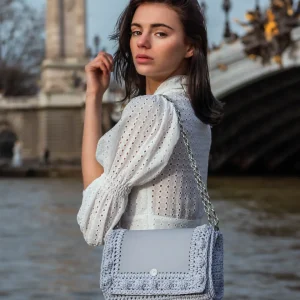 Borsa a spalla LYDIA Ice Grey