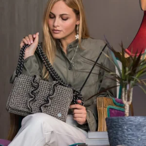 Borsa a spalla MAGNOLIA Dusty grey