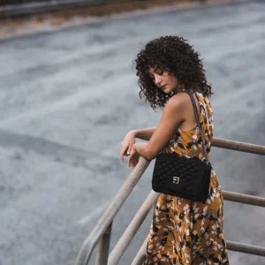 Borsa a spalla MONACO black