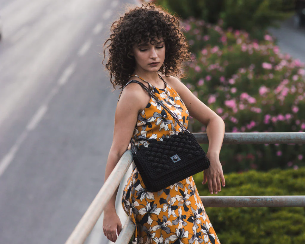 Borsa a spalla MONACO black - immagine 4