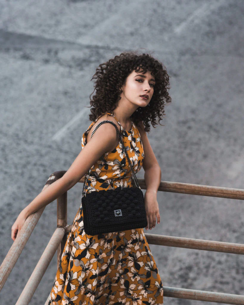 Borsa a spalla MONACO black - immagine 5