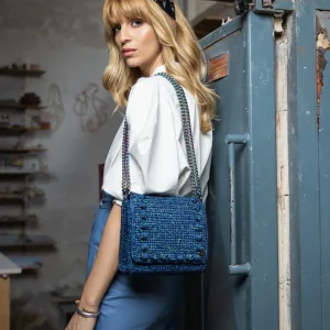 Borsa a spalla MOTYA Blue