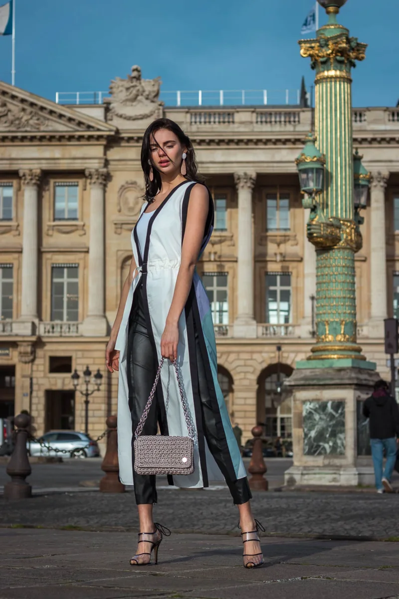 Borsa a spalla MATHILDE Sugar Beige - immagine 6