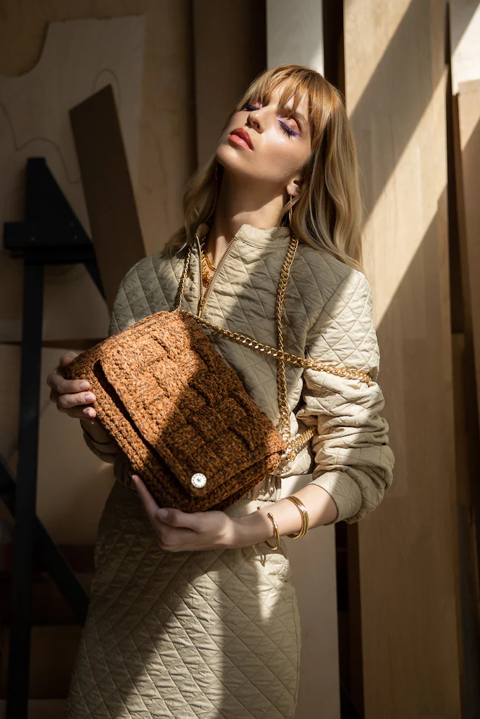 Borsa a spalla OLYMPIA Brown - immagine 3