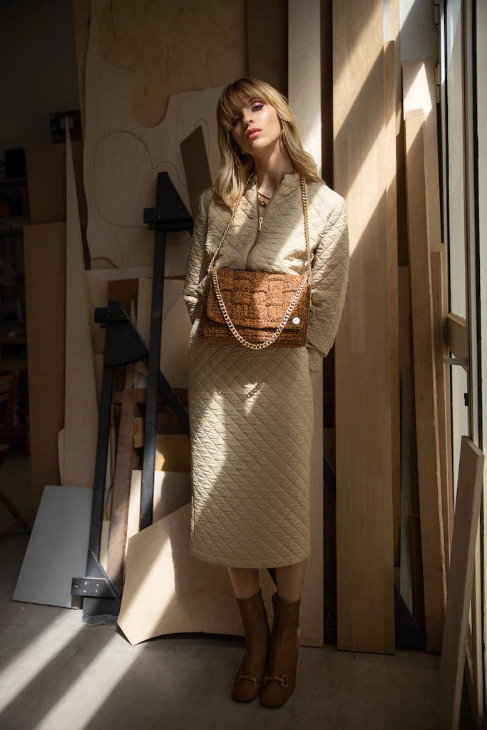 Borsa a spalla OLYMPIA Brown - immagine 4