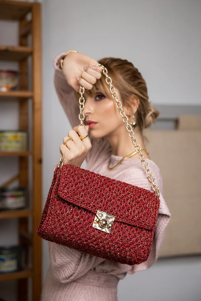 Borsa a spalla VICTORY Apple Red