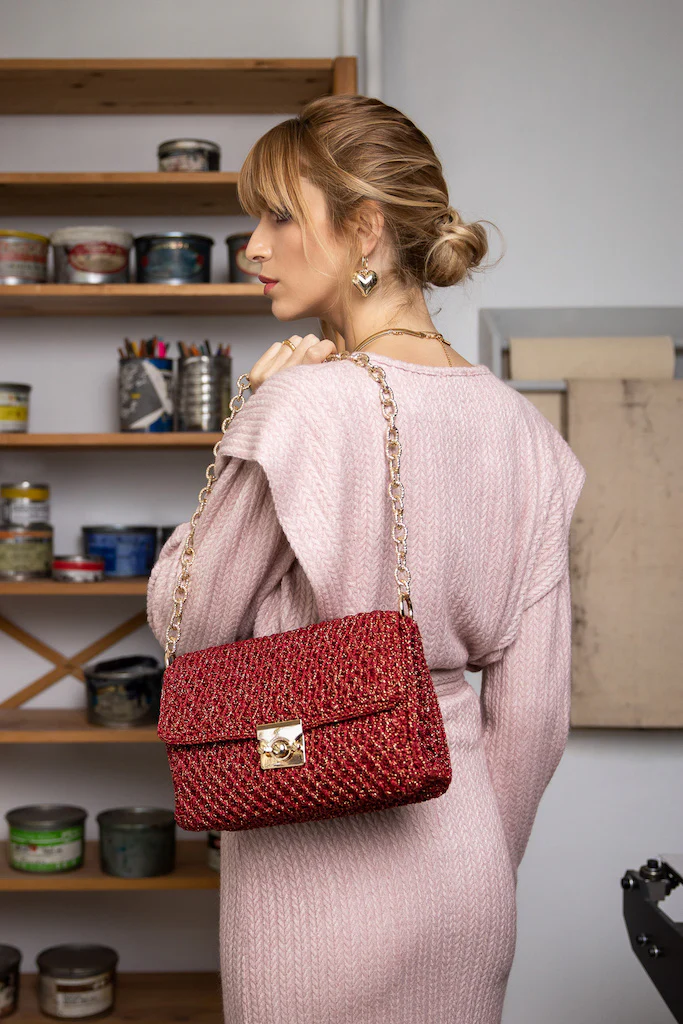 Borsa a spalla VICTORY Apple Red - immagine 6