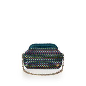 Borsa pouch crochet INDIANA multicolor
