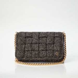 Borsa tracolla a uncinetto PANDORA Black