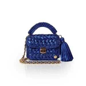 Borsetta SEVILLE blu elettrico
