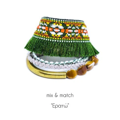 Bracciale in tessuto BOHO 235 - immagine 3