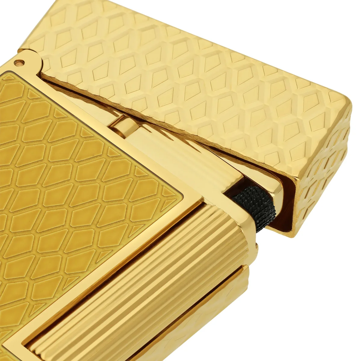 S.t.dupont accendino ligne 2 Lacca Dragon Miele uomo donna c16630 - immagine 6