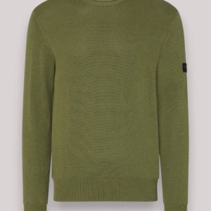 MAGLIA UOMOIN COTONE VERDE SCURO
