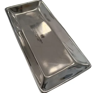 A.g.spalding&bros. Piatto Centrotavola Rettangolare Large Argento Unisex