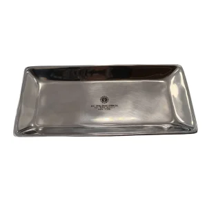 A.g.spalding&bros. Piatto Centrotavola Rettangolare Medium Argento Unisex